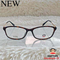 Paul Frank แว่นตาสำหรับตัดเลนส์ สายตา กรอบแว่นตา ชาย หญิง Fashion รุ่น 3092 สีน้ำตาลกละ กรอบเต็ม ทรงรี ขาข้อต่อ วัสดุ TR 90 รับตัดเลนส์ทุกชนิด