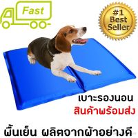 Pet Cool Mat แผ่นเจลเย็นรองที่นอนหมา เบาะปูรองนอนคลายร้อนให้สุนัขหรือแมว size M 40cm X 50cm เย็นสบายอย่างเป็นธรรมชาติ ลดความเสี่ยงภาวะลมแดด(heatstroke) ทำความสะอาดง่าย