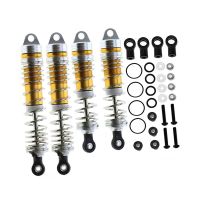 4Pcs Metal Front and Rear Shock Absorber for Traxxas Slash 4X4 VXL 2WD Rustler Stampede Hoss 1/10 RC Car Upgrades