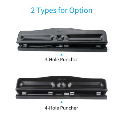 【CW】 KW-triO 3/4 Hole Punch Handheld Metal Puncher 10 Sheet Capacity 7mm Aperture Paper for A5 A7 A6 Scrapbook
