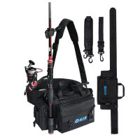 Spinning Fishing Rod Holder Bag Sports Waist Pack Fishing Lures Tackle Gear Storage Bag Single Shoulder Crossbody Bags