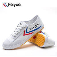 Feiyue/รองเท้าผ้าใบกระโดดเวอร์ชั่นเกาหลีของรองเท้าสีขาวย้อนยุคฤดูใบไม้ผลิและฤดูร้อนต่ำที่จะช่วยให้ผู้ชายและผู้หญิงคู่รองเท้าลำลอง350【5เดือน16Day After】