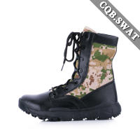 Combat Boots CQB.SWAT Canvas Lightweight Combat Boots Shock Absorbing High Top Outdoor Tactical Boots Mountaineering Boots