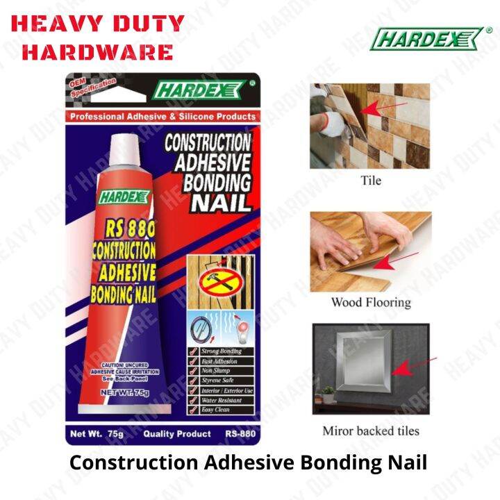 ASL HARDEX Vital Nails Construction Adhesive Bonding Nail Xtraseal