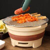 [COD] Barbecue old-fashioned barbecue stove charcoal Kong-style hot commercial clay large tea