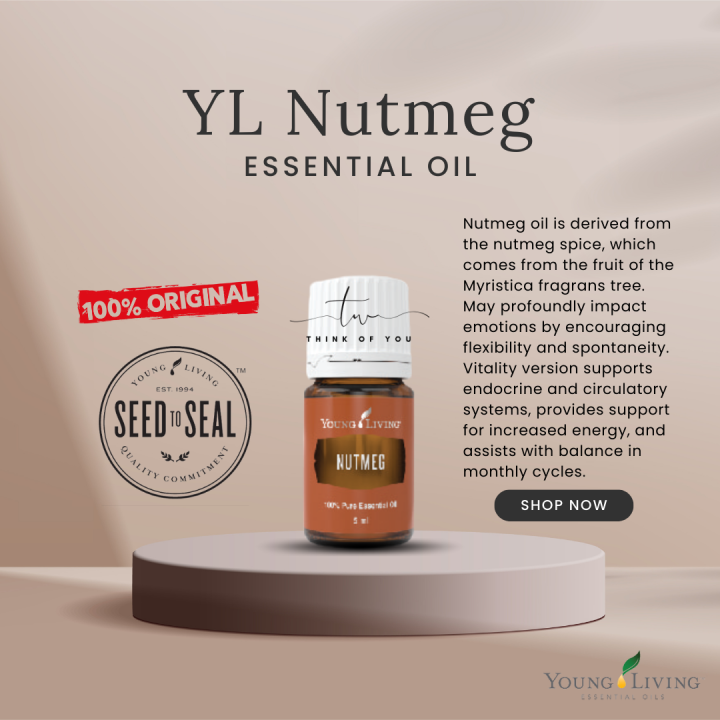 [AUTHENTIC] Young Living YL Nutmeg Essential Oil 5ml Lazada