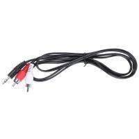 3.5mm Headphones Plug Jack to 2 x RCA AV Audio Cable