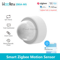 WOOLLEY ZBSA-MS สมาร์ท Zigbee Motion Sensor ไร้สาย PIR Sensor Motion Detector Human Body Sensor Pets Sensor 110 ° มุมการตรวจจับสำหรับ Smart Home Security ระบบ