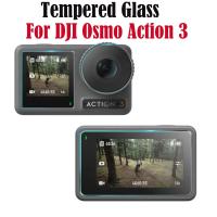 3pcs Tempered Glass Screen Protector For DJI Osmo Action 3 Lens Anti-scratch Protective Film for DJI Action 3 Cameras Accessory