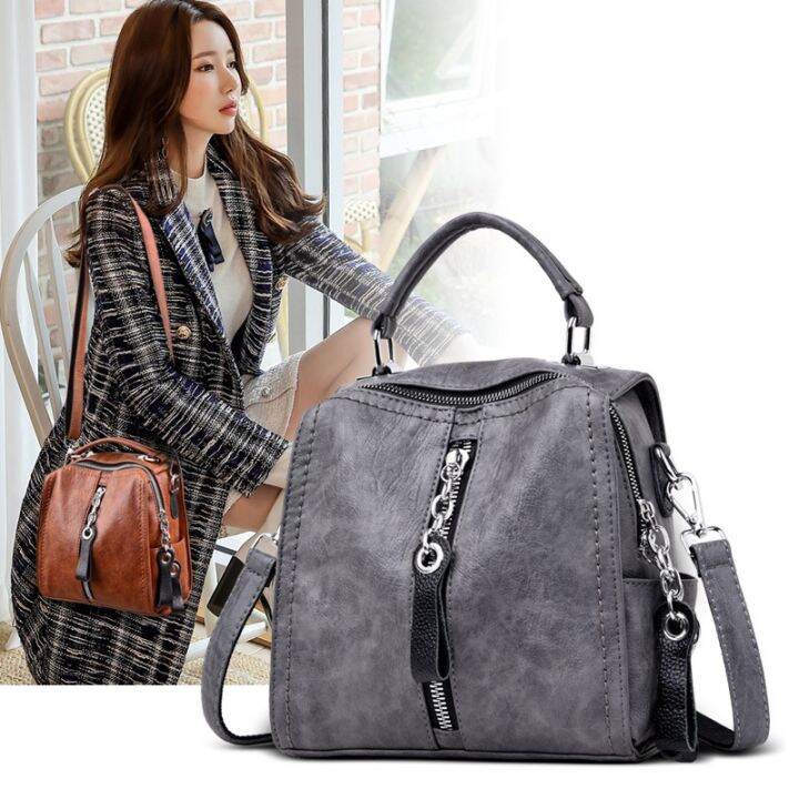 handbag-branded-กระเป๋าผู้หญิง-2023-ใหม่กระเป๋าเป้สะพายหลังหนังนุ่มรุ่นเกาหลีกระเป๋าสตรีแฟชั่นทุกการแข่งขันนักเรียนกระเป๋านักเรียนกระเป๋าเดินทางผู