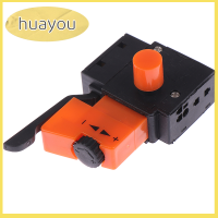 Huayou AC 250V/FA2-4 4A/1BEK สวิตช์ปรับความเร็วได้โลหะพลาสติกสำหรับสว่านไฟฟ้า