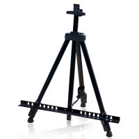 Ginflash 1pc Easel Aluminium Alloy Folding Painting Easel Frame Artist Adjustable Tripod Display Shelf With Carry Bag