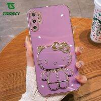 Toosci น่ารักหรูหรา HelloKitty เมคอัพเคสเคสโทรศัพท์แบบตั้งได้แบบนิ่มสำหรับ Samsung Galaxy Note 10 Plus Note 10 Lite Note 20 Ultra J2 Prime J3 2017 J4 J330บวก J5 2017 J5 Pro J5 J6 J7บวก2017 J7 J7โปรยอดเยี่ยม