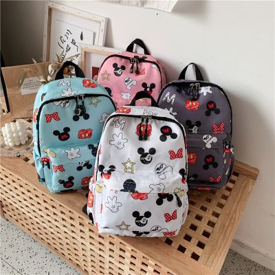 Disney Mickey Minnie Cartoon Backpack Kids Toddler School Bags Kindergarten Preschool Bag 2-6 Years Old Schoolbag for boys girls