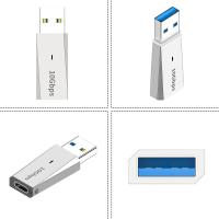 อะแดปเตอร์ USB C ตัวเมียเป็น USB ตัวผู้10Gbps สองด้าน Superspeed การถ่ายโอนข้อมูลและการชาร์จอย่างรวดเร็ว3.1 USB A ไปยังอะแดปเตอร์ USB C