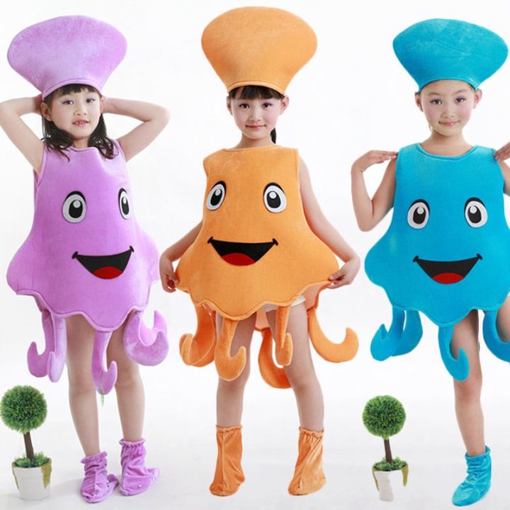 Children's octopus costume Marine animals Octopus costume Three ...