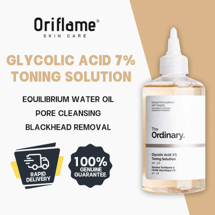 View of ♗The Ordinary Glycolic Acid 7 Toning Solution 240ml For Skin Exfoliates ...