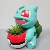 Charmander Pikachu Bulbasaur Squirtle EEVEE Pokemon Flowerpot Action Figure Toys 28M