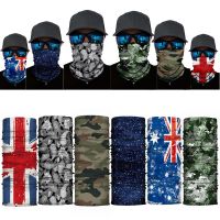 hjk◘  Camouflage Neck Gaiter Scarves Silk Bandana Tubular Half Kamuflaj Sport Headband Balaclava Opaska