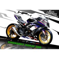 ( PRO+++ ) โปรแน่น.. สติ๊กเกอร์แต่งลาย รถ KAWASAKI NINJA 300/250 ลาย HP4 ราคาสุดคุ้ม สติ ก เกอร์ ติด รถ สติ๊กเกอร์ ออฟ โร ด สติ ก เกอร์ ข้าง รถ กระบะ สติ ก เกอร์ ข้าง รถ สวย ๆ