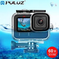 PULUZ ซองกันน้ำ60ม. สำหรับ Gopro 11 10 9เคสดำน้ำใต้น้ำสำหรับอุปกรณ์เสริม Gopro 9 10 11