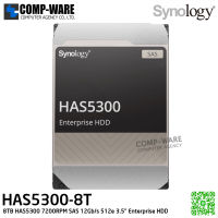 Synology 8TB/12TB/16TB HAS5300 7200RPM SAS 12Gb/s 512e 3.5" Internal Enterprise HDD 5-Years for Synology System