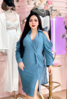 Plus size เดรสสาวอวบ รุ่นคาเทล (L23)