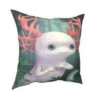 [HOT SHXLLOWWQWH 522] Axolotls Axolotl 157 D Akimakura ปลอกหมอนปลอกหมอนชุดเครื่องนอนเบาะโซฟานุ่มโพลีเอสเตอร์สองด้านพิมพ์ปลอกหมอน