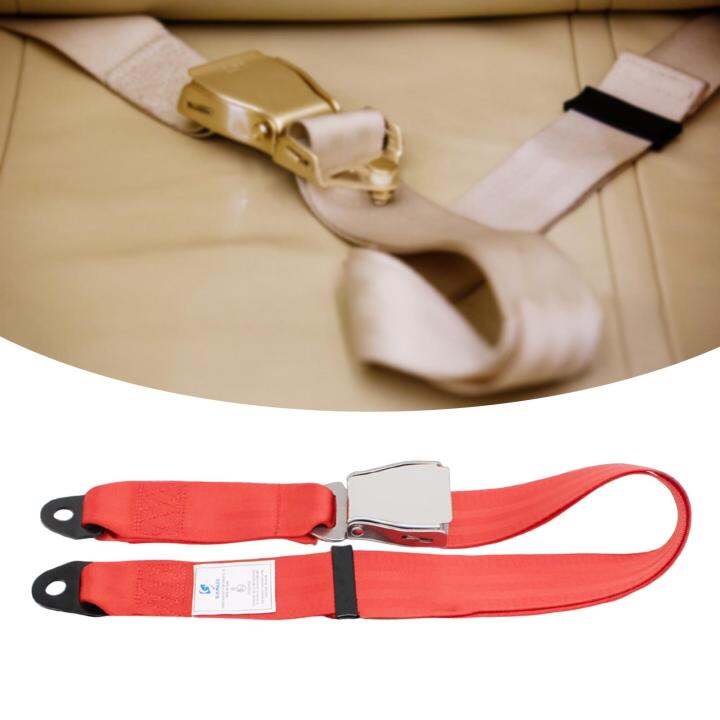 funtasica Universal Seat Belt 2 Point Adjustable Seatbelts for Trucks