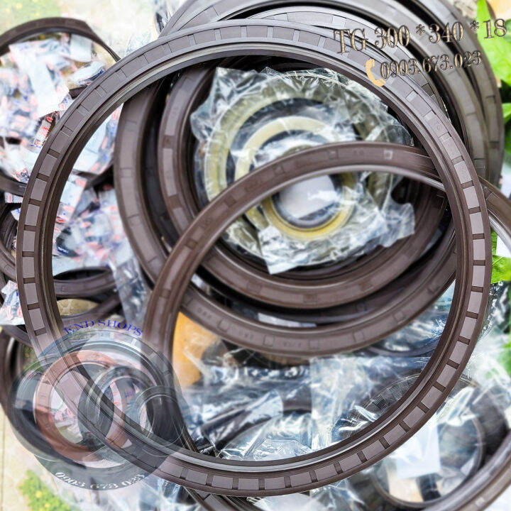 [ Oil seal ] Phốt dầu SVKS TG 300*340*18, Phớt chặn nhớt ụ trục cơ