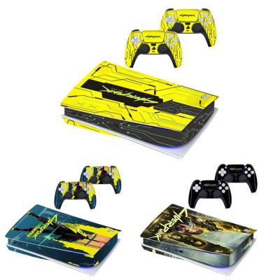 Game Console Skin Stickers Slip-proof Decals Full Coverage Stickers for PS5 Disc Version Game Controller Game Console Protection Supplies gifts