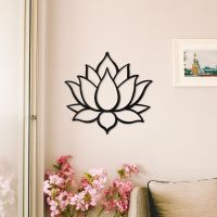 Lotus Flower Wall Art Metal Wall Decor Outdoor Metal Wall Art Mandala Decor