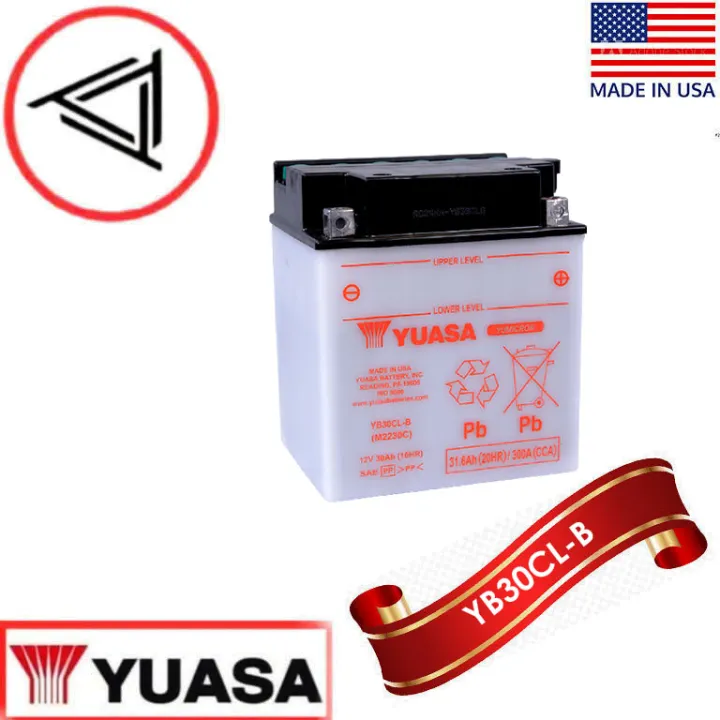 YUASA MOTORCYCLE BATTERY MADE IN USA- YB30CL-B | Lazada PH