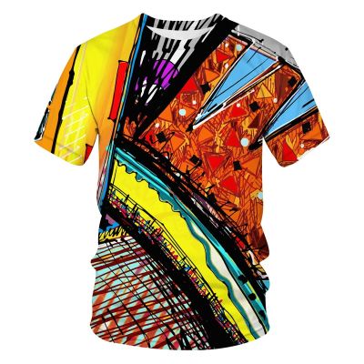 Fashion T-shirt Abstract art pattern Top Men T-shirt 3D Printed Attractive T-shirts Popular Short Sleeve For Male Casual Tops