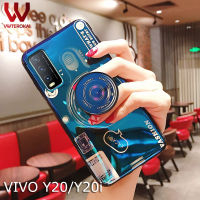 เคสโทรศัพท์ TPU แบบน่มกล้อง3D แฟชั่นอเนกประสงค์สำหรับ Y20 / Y20i /Y12s พร้อมเคสโทรศัพท์ IMD ขาตั้งนุ่ม