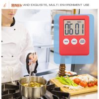 LCD Digital Screen Kitchen Timer Square Cooking Countdown Alarm Magnet Clock