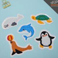 ขายดี? [T025 สัตว์ทะเล 4]ครอสติสคริสตัล ภาพวาดเพชร ลาย (1/3) STICKER DIAMOND PAINTING DIY น่ารัก ลายการ์ตูน[รหัสสินค้า]1462