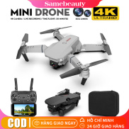 E88 Pro Drone 4K HD Camera Kép Có Định Vị 1080P WiFi Pin Khỏe Bay Xa 200M