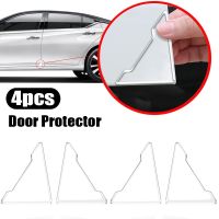 Universal Car Door Corner Anti-collision Covers Transparent Silicone Protector Anti-Scratch Stickers Door Protection Cover Car Door Protection