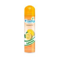 สเปรย์ปรับอากาศ กลิ่นเลมอน Freshy สีส้ม ขนาด 300 มล.