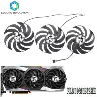 PLD09210S12HH พัดลมการ์ดจอ DC12V 4Pin 0.40A สำหรับ MSI GeForce RTX 3070 RTX 3080 RTX 3090 SUPRIM X Feona