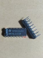 2pcs DM74LS151N ต้นฉบับใหม่นำเข้าชิป IC ชิ้นส่วนอิเล็กทรอนิกส์วงจรรวมสองแถว DIP-16