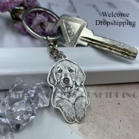 【CW】۞∈☃  Custom Keychain Photo Personalized necklace Memory Jewelry Engrave gift