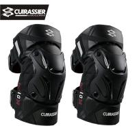 Cuirassier K01ป้องกันมอเตอร์ไซด์ Kneepad Motocross รถจักรยานยนต์เข่า Pads MX Protector Racing Guards Off-Road Elbow Protection