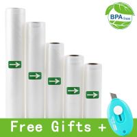 Vacuum Food Saver Sealer Bags Rolls 12/15/17/20/25/28/30cmx500cm Sous Vide Storage Packaging bag for Meat Fruits Vegetables Nuts