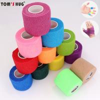 Toms Hug Colorful Sport Self Adhesive Elastic Bandage Wrap Tape 4.5m Knee Support Pads Finger Ankle Palm Shoulder Bandage