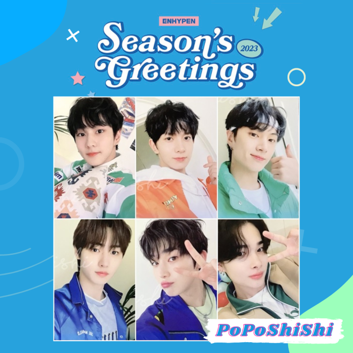 (ได้ทั้ง 2 ใบ) ENHYPEN SEASON'S GREETINGS 2023 PHOTOCARD | Lazada.co.th