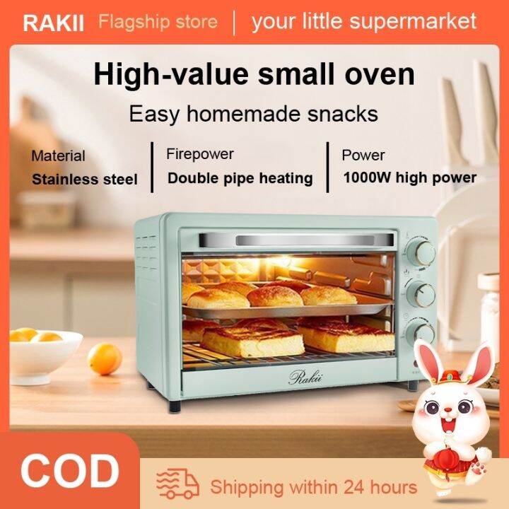 22L Electric Oven For Baking Multipurpose Household Baking Kitchen Knob