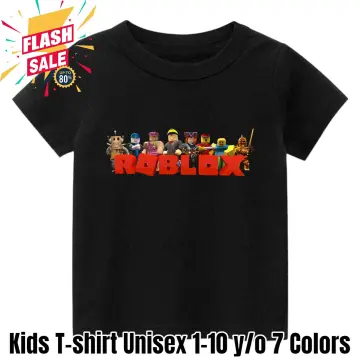 Roblox Short Sleeve T-shirt Boys Kids Summer Tee Shirt Crew Neck