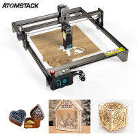 Atomกอง S10 Pro CNC เครื่องตัดแกะสลัก DIY พร้อมพื้นที่แกะสลัก410X400มม. พื้นที่แกะสลักคงที่-โฟกัสอัลตร้าบาง L-Aser พลังงานสูงพร้อมการป้องกันดวงตาประกอบเร็วโครงสร้างอลูมิเนียมอัลลอยด์สำหรับแกะสลักหนังเซรามิกทองเหลืองอะคริลิคโลหะไม้